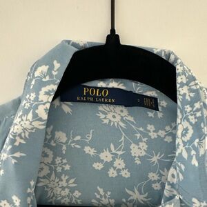 Polo ralph blue floral dress